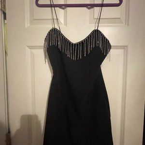 NWT Zara Fringed Mini Dress